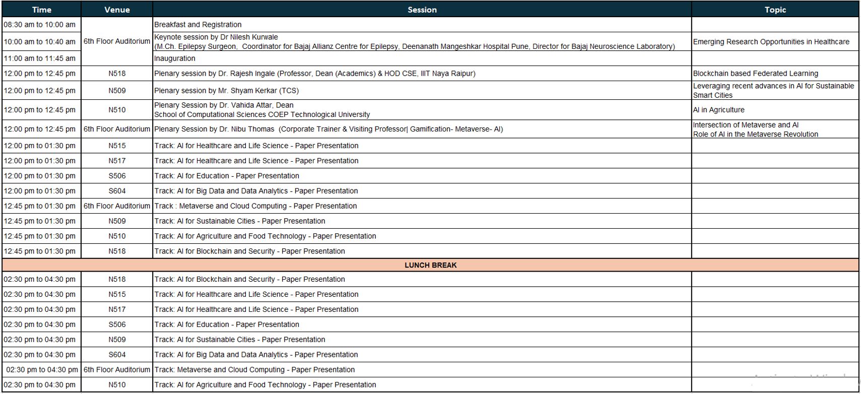 Schedule Image